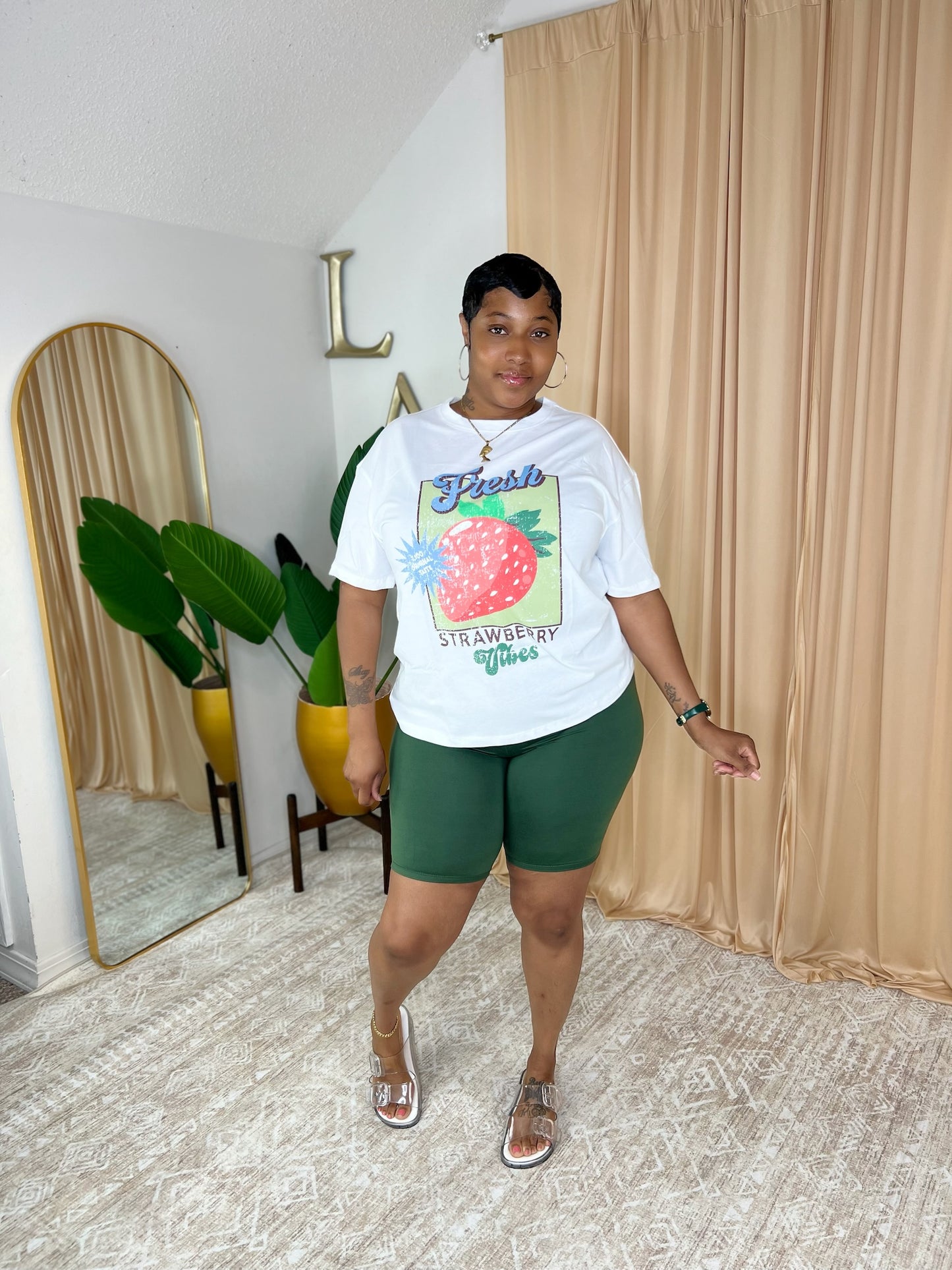 Strawberry Tee (White)